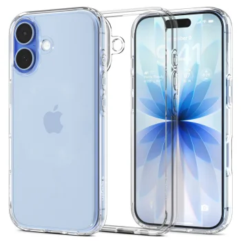 Apsauginis dėklas Apple iPhone 17 Spigen Ultra Hybrid, skaidrus