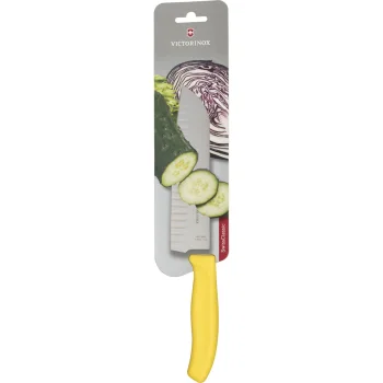 Santoku peilis Victorinox Swiss Classic 17 cm, geltonas