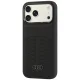 Audi Leather Case MagSafe dėklas telefonui iPhone 18 Pro Max / 17 Pro Max, juodas