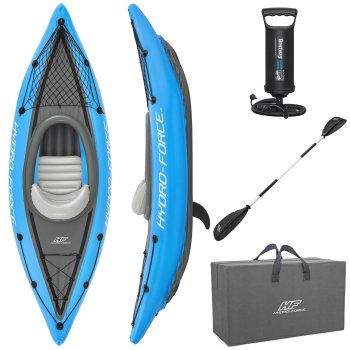 Pripučiama vienvietė baidarė Bestway Hydro-Force Cove Champion X1, 275 x 81 cm