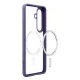 Spigen Ultra Hybrid Mag MagSafe dėklas telefonui Samsung Galaxy S26+, Clear Navy Blue