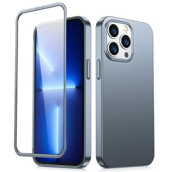 Dėklas Joyroom 360 skirtas iPhone 13 Pro su apsauginiu stiklu JR-BP935, pilkas