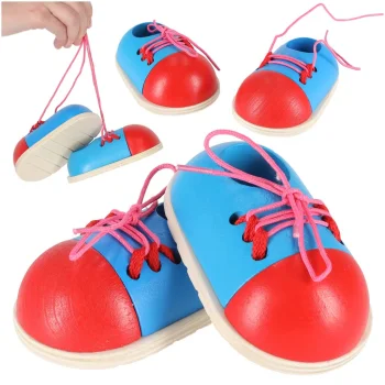 Kids Shoelaces Tying Training Kit, 2 pcs.