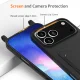 Dėklas iPhone 18 Pro Max / 17 Pro Max su kortelių skyreliu ir 160 cm dirželiu, juodas