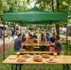 Greitai surenkama sodo pavėsinė MultiGarden 3x3m, žalia