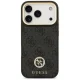 Guess iPhone 17 Pro dėklas 4G Strass Logo MagSafe, juodas