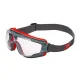 Apsauginiai akiniai 3M GoggleGear 500 GG501 su Scotchgard danga, pilki / raudoni