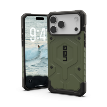 UAG Pathfinder MagSafe dėklas iPhone 17 Pro Max telefonui, alyvuogių spalvos