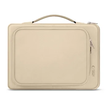 „Tech-Protect Basic Bag“ krepšys 15-16" nešiojamam kompiuteriui, smėlio spalvos