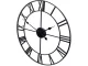 Sieninis laikrodis Retro Vintage Loft 3D, 60 cm, juodas