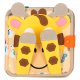 Minkštas jutiminis knygelės tipo žaislas Žirafa