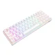 Mechaninė klaviatūra Royal Kludge RK61 RGB, Red Switch, balta