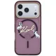 Karl Lagerfeld Script Logo MagSafe dėklas telefonui iPhone 18 Pro Max / 17 Pro Max, bordo