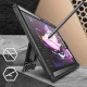 Supcase Unicorn Beetle Pro dėklas Samsung Galaxy Tab A9+ 11.0 X210/X215/X216, juodas