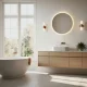 ModernHome apvalus LED vonios veidrodis, 60 cm