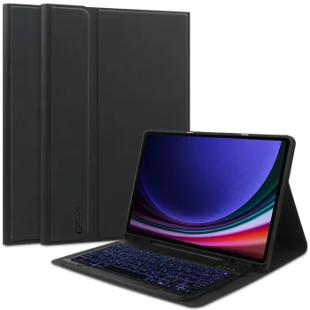 Tech-Protect SC Pen dėklas su klaviatūra Galaxy Tab S9 FE+ 12.4", juodas