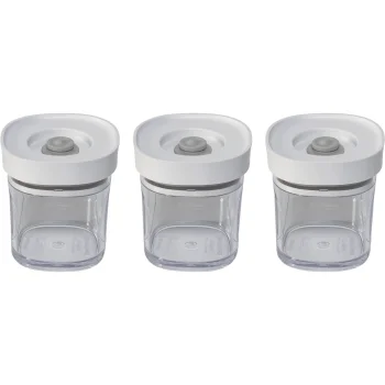 Vakuuminiai indeliai prieskoniams Zwilling Fresh & Save Cube, 3 vnt., skaidrūs