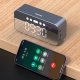 Dudao Y17 Bluetooth Speaker with Alarm Clock, Silver