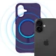 Dėklas 3mk Smoke MagCase skirtas iPhone 17, skaidri violetinė