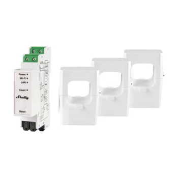 Trifazis elektros energijos skaitiklis Shelly Pro 3EM-400, Wi-Fi/Bluetooth