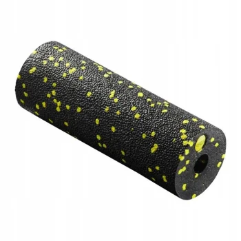 Masažinis volas 4Fizjo EPP Mini 102, 15 cm, juodas / geltonas