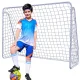 Bakalu didelis metalinis futbolo vartai su tinklu, 213x150x90 cm