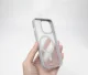 LAUT Huex Protect dėklas su MagSafe skirtas iPhone 15 Pro Max, baltas