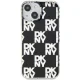DKNY IML Checkered Mono Pattern dėklas iPhone 15 Plus / 14 Plus, juodas