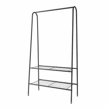 Standing Clothes Rack with Shelves, 152 x 60 cm