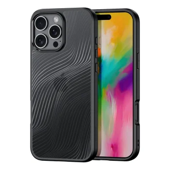 Dux Ducis iPhone 16 Pro Max Case Aimo, Black