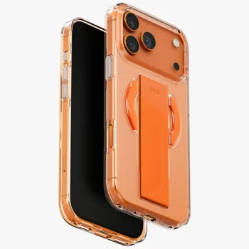 Uniq Heldro Air dėklas, skirtas iPhone 17 Pro Max, oranžinis