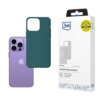 „3mk Matt Case“ dėklas „iPhone 14 Pro“ telefonui, žalias