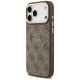 Guess 4G PU Classic Logo MagSafe dėklas iPhone 17 Pro Max, rudas
