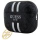 Guess AirPods Pro 2 dėklas 4G Printed Stripes Charm, juodas