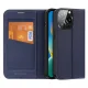 Dux Ducis Skin X2 atverčiamasis dėklas, skirtas iPhone 14 Pro, Mėlynas