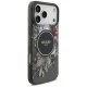 Guess IML Flowers Pearl Strap MagSafe Phone Case Cover iPhone 17 Pro Max - black