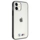 BMW iPhone 12 mini dėklas Sandblast, skaidrus