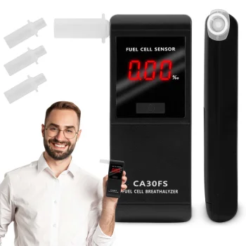 K-Pro CA-30FS elektrocheminis alkotesteris + 3 antgaliai