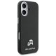 Karl Lagerfeld Karl & Choupette Saffiano MagSafe dėklas iPhone 17, juodas