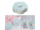 Rotating Flower Snack Organizer Box with Phone Holder, Blue