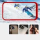 Dėklas Hybrid Armor Clear 3 in 1 skirtas iPhone 11 Pro Max, raudonas
