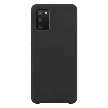 Silikoninis dėklas telefonui Samsung Galaxy A03s, juodas