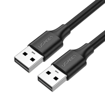 Ugreen USB 2.0 USB-A to USB-A Cable (US128), 1 m, Black