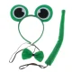 Kids Frog Costume Set with Headband, Bow Tie and Tail