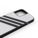 Adidas OR Moulded Case PU dėklas telefonui iPhone 12 Pro Max, White/Black