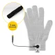4Fizjo Electrostimulation Glove for TENS Therapy, Silver-White