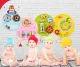 Medinė sensorinė Montessori lenta Case Šimtakojis 107881