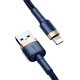 Baseus Cafule USB į Lightning laidas 1.5A 2m Auksinis+Mėlynas