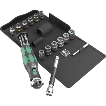 Įrankių rinkinys Wera 8009 Zyklop Pocket Set 3, 27 dalių
