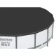 Bestway 56488 Above Ground Frame Pool Set 457 x 107 cm, 18-in-1 Kit
